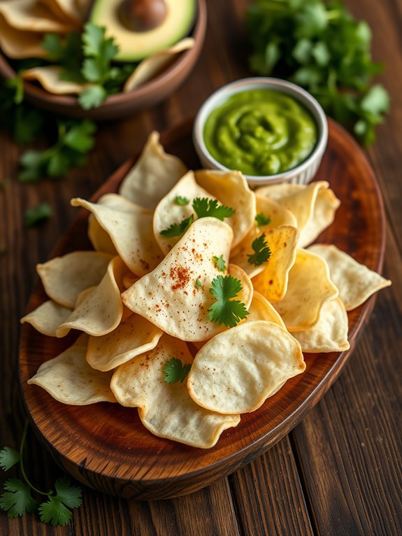 crispy jicama chips dip