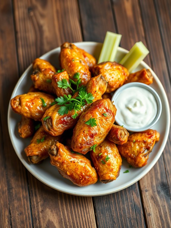 crispy lemon pepper wings