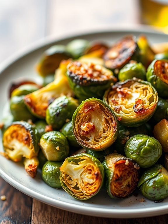 crispy roasted brussels sprouts