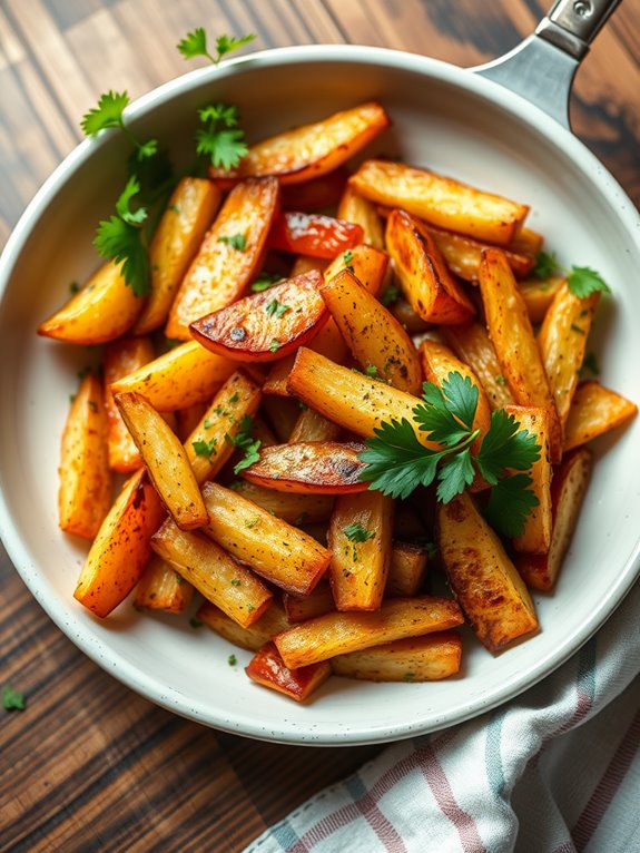 crispy skillet cooked potatoes