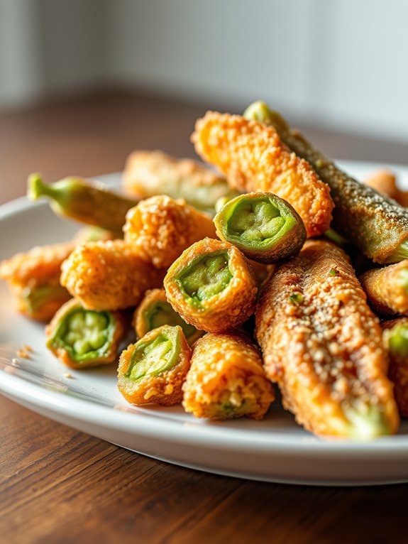 crispy spicy buttermilk okra