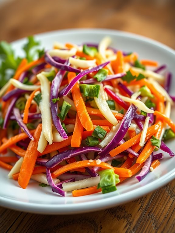 crispy tangy cabbage salad