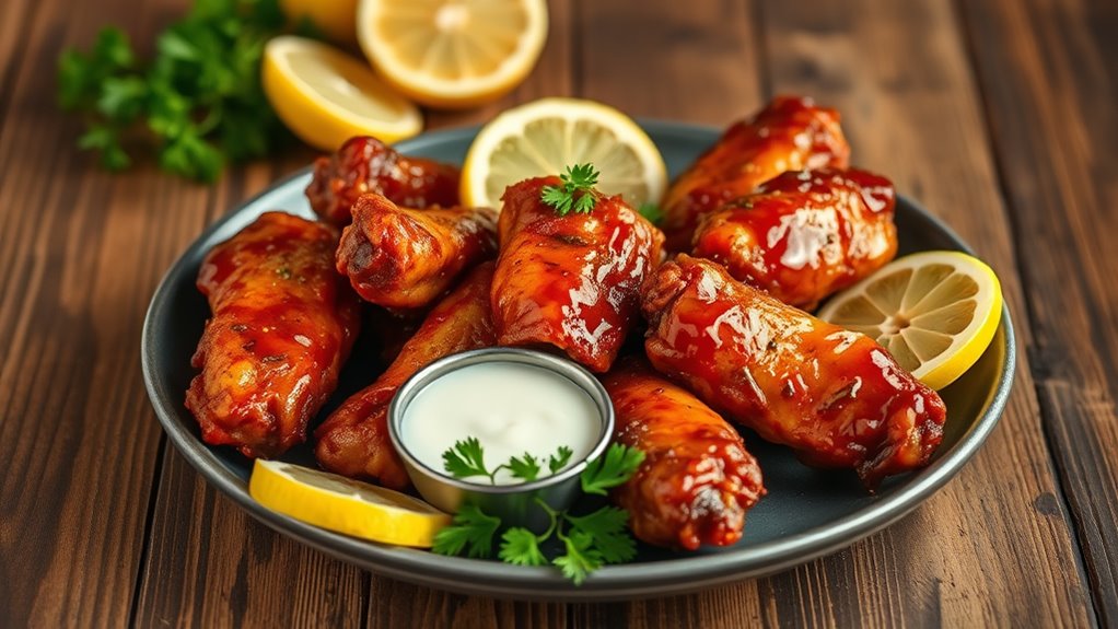 crowd pleasing bbq wing recipes