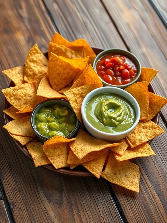 crunchy tortilla snack option