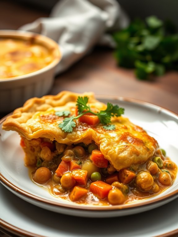 curried turkey pot pie