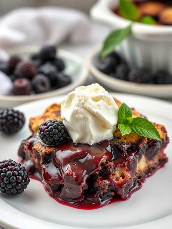 decadent berry chocolate dessert