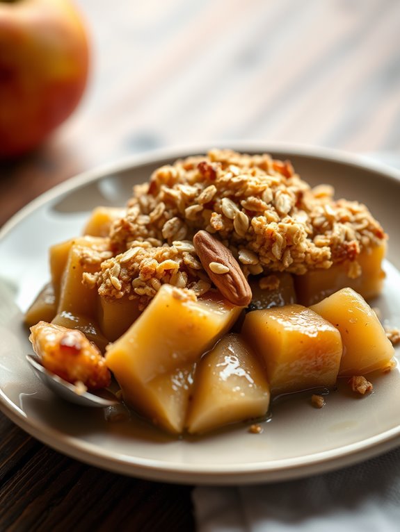 delicious apple crisp dessert