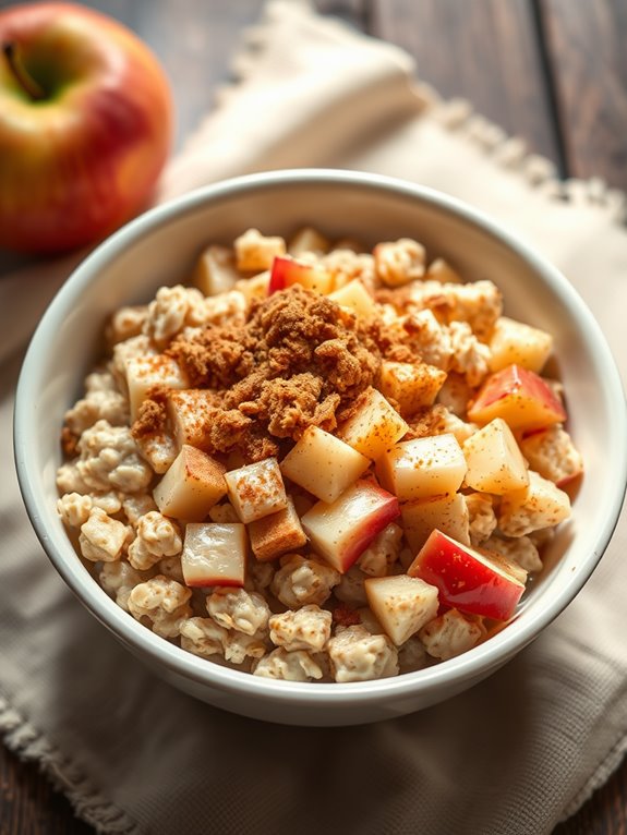 delicious apple pie oatmeal