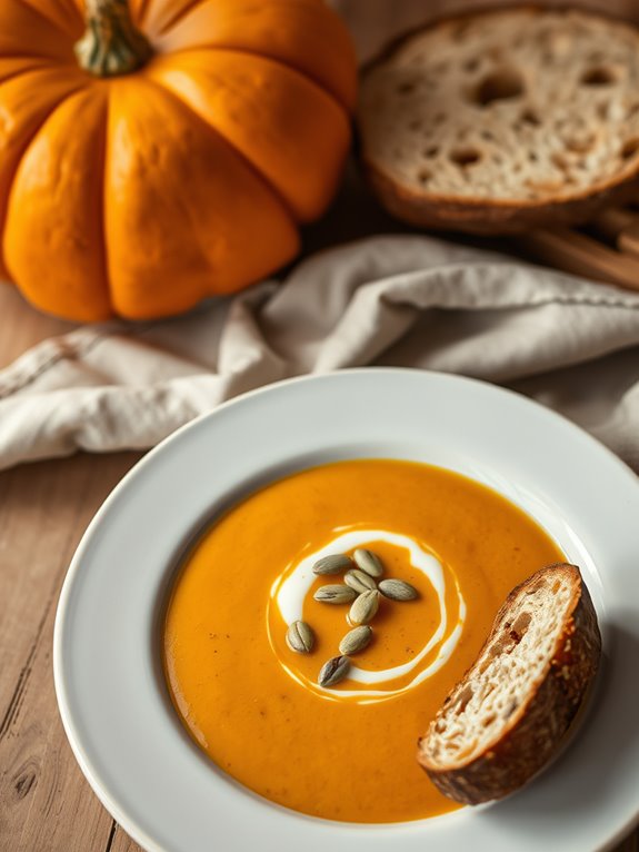 delicious autumn vegetable soup