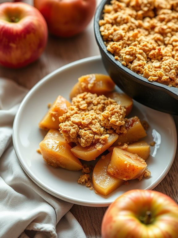 delicious baked apple dessert