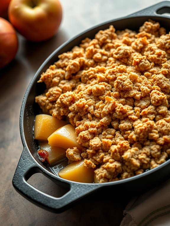 delicious baked apple dessert