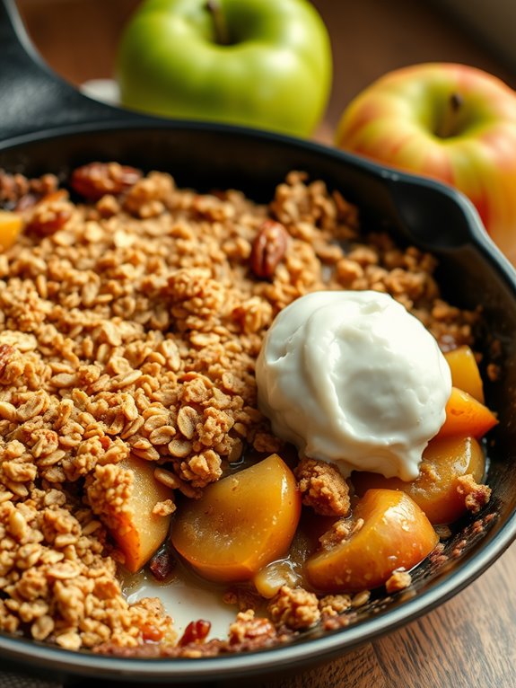 delicious baked apple dessert