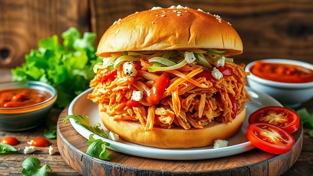 delicious bbq chicken sandwiches