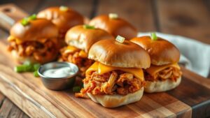 delicious bbq chicken sliders