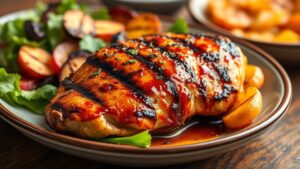 delicious bbq grilled chicken