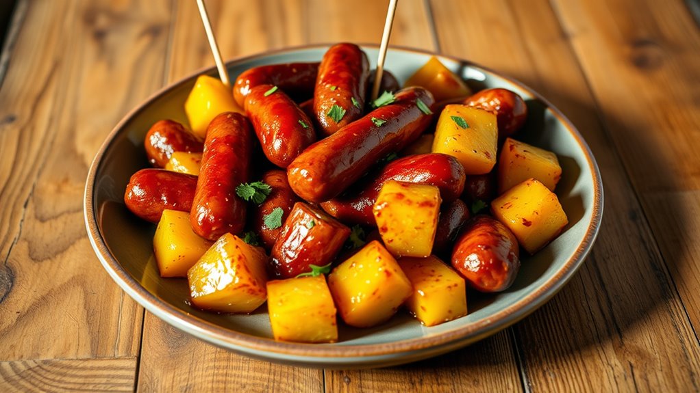 delicious bbq sausage appetizers