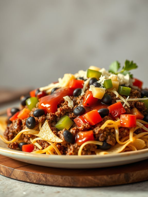 delicious beef black bean enchiladas