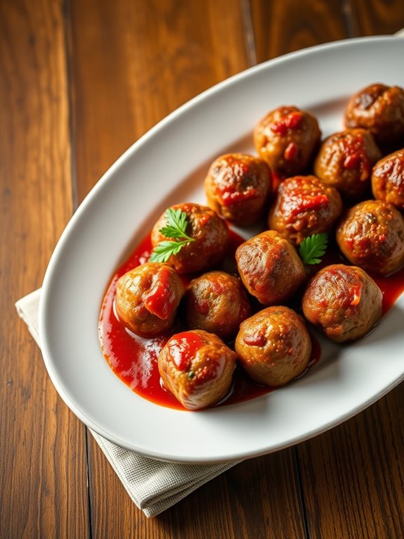 delicious bite sized meatballs