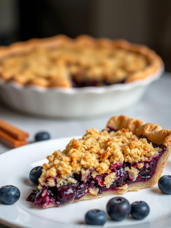 delicious blueberry dessert treat