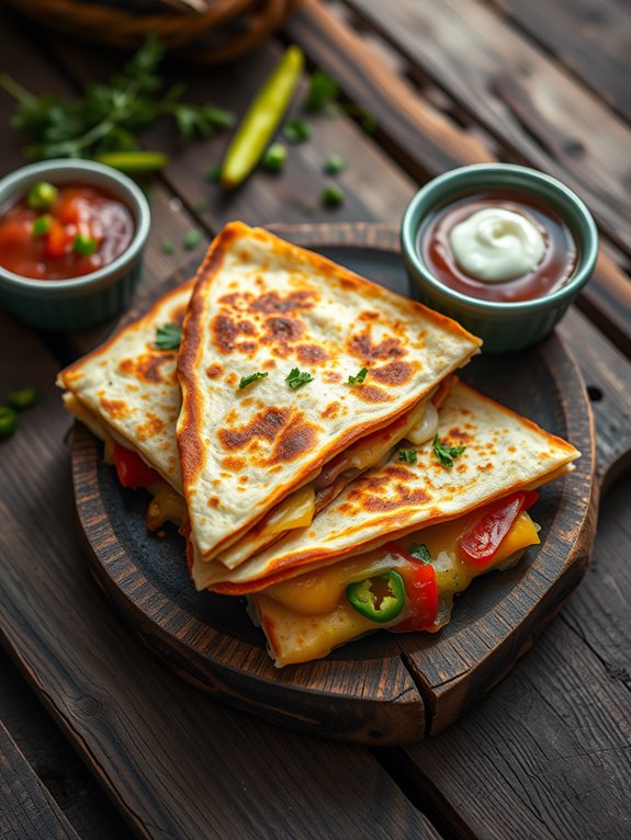 delicious cheesy tortilla snacks