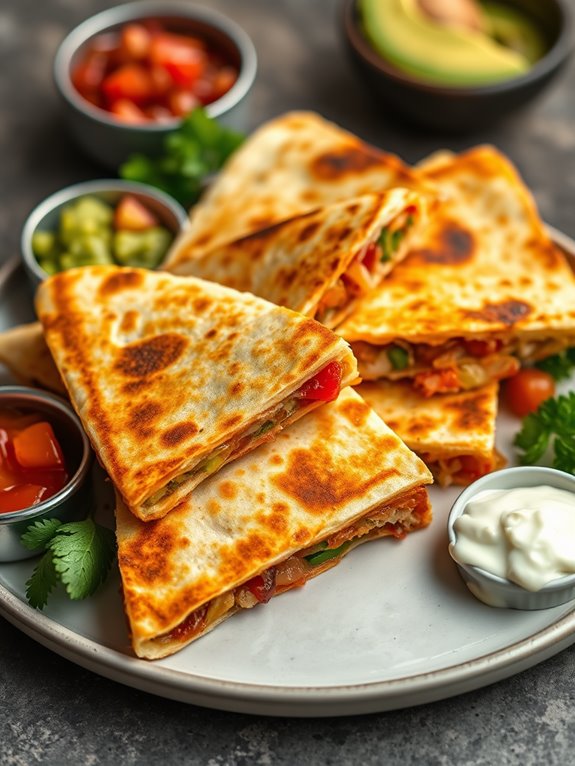 delicious cheesy tortilla treats