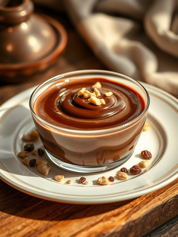 delicious chocolate rice pudding