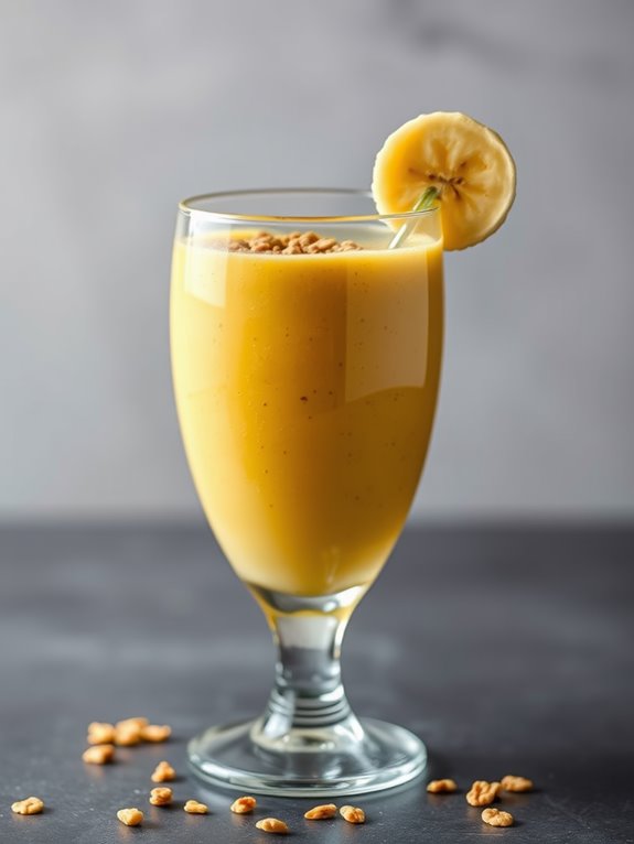 delicious classic banana smoothie