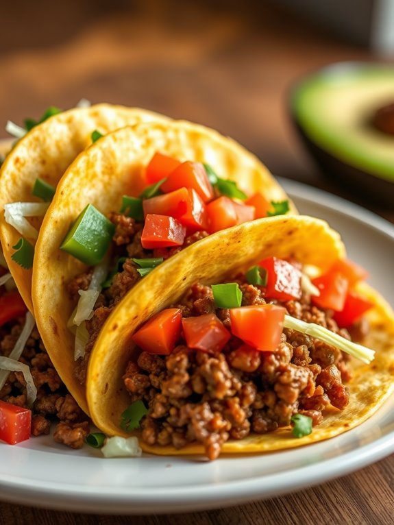 delicious classic beef tacos