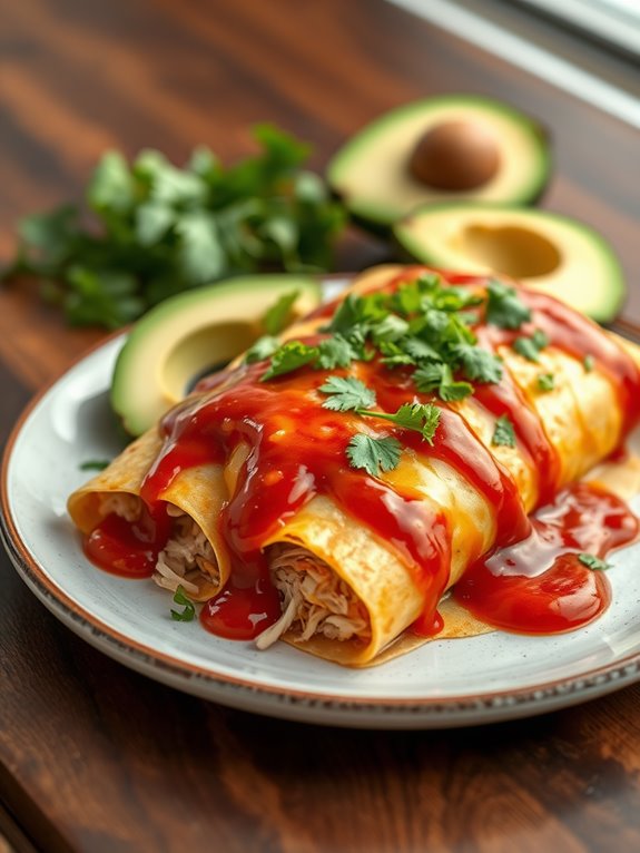 delicious classic chicken enchiladas