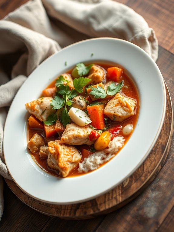 delicious hearty chicken stew