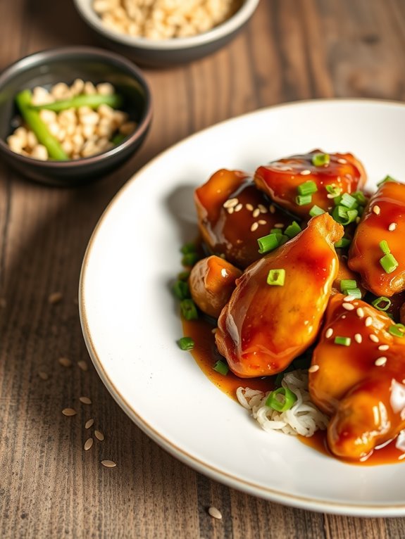 delicious honey garlic chicken