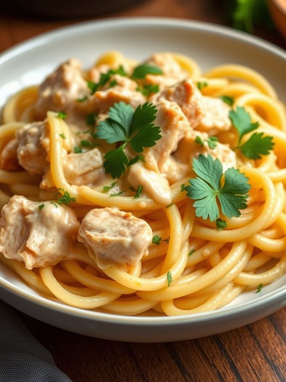 delicious instant pot chicken pasta