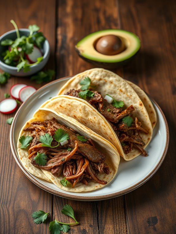 delicious slow cooked taco filling