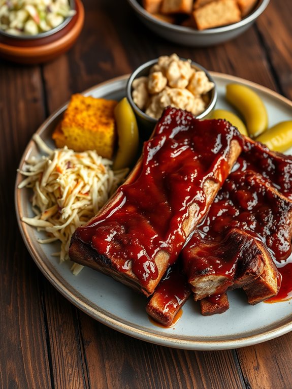 delicious smoked spare ribs