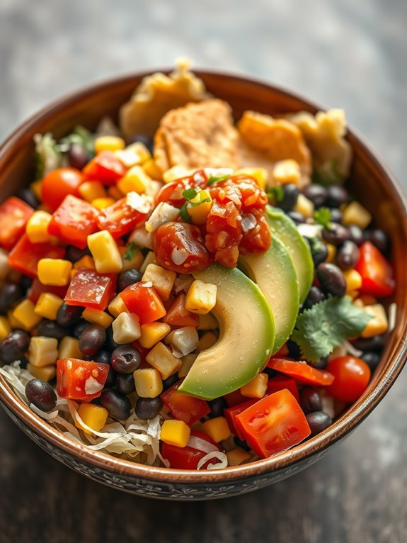 delicious southwest taco salad