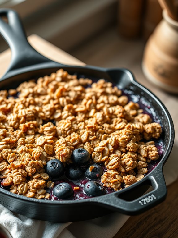 delicious spiced blueberry dessert