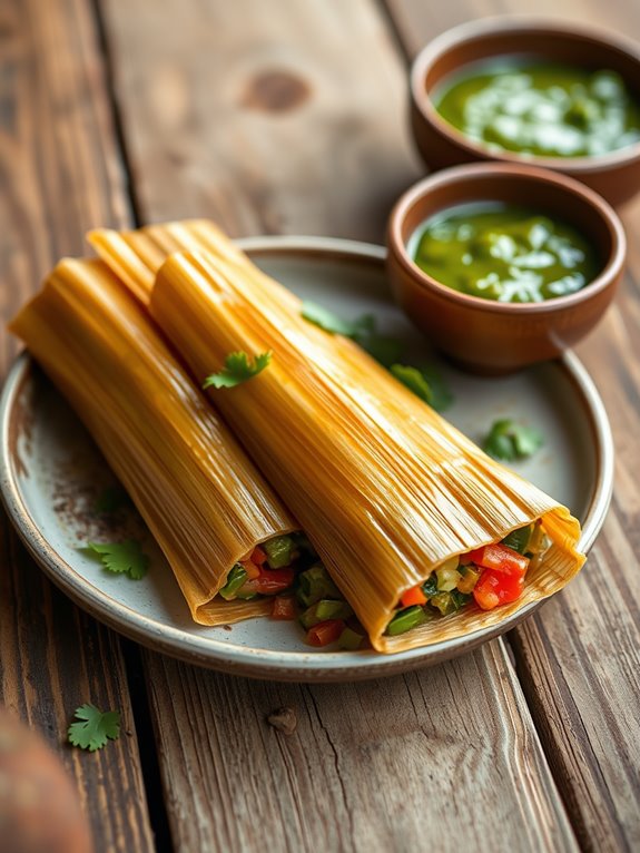 delicious stuffed corn masa