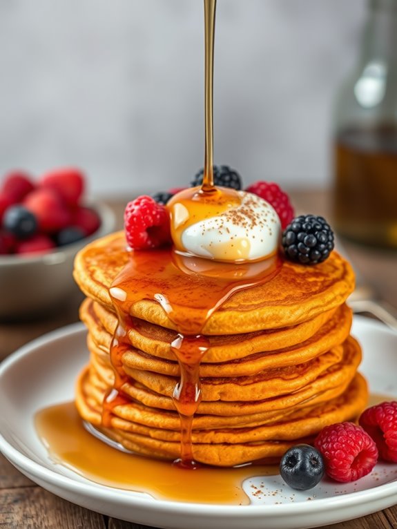 delicious sweet potato pancakes