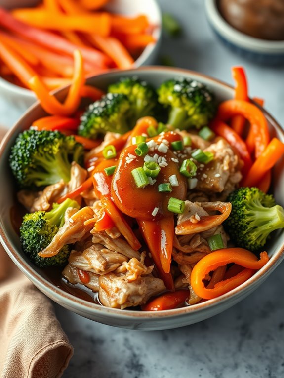 delicious teriyaki chicken bowl