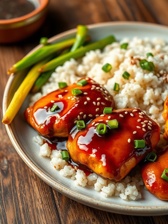 delicious teriyaki chicken thighs