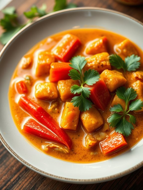 delicious thai coconut curry