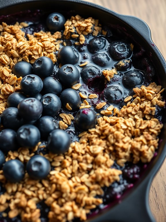 delicious vegan blueberry dessert