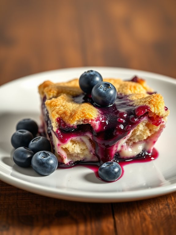 delicious vegan blueberry dessert