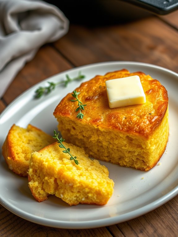 deliciously baked cornbread recipe