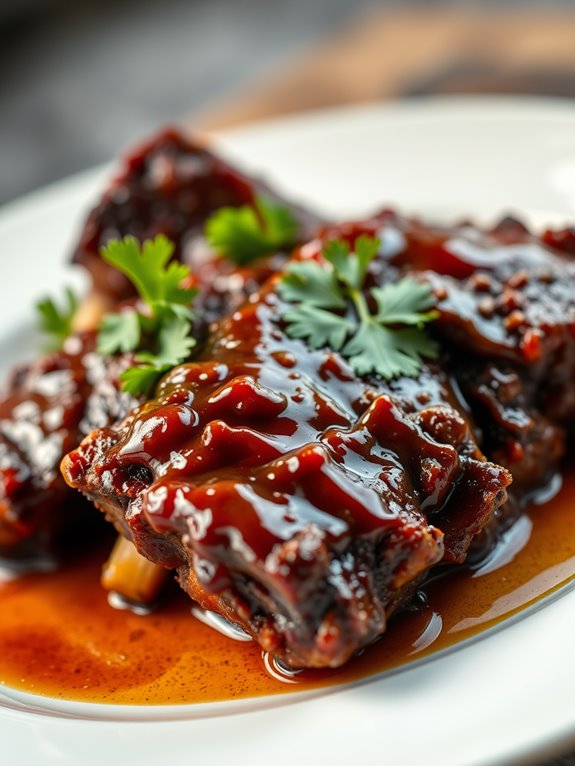 deliciously tender beef ribs