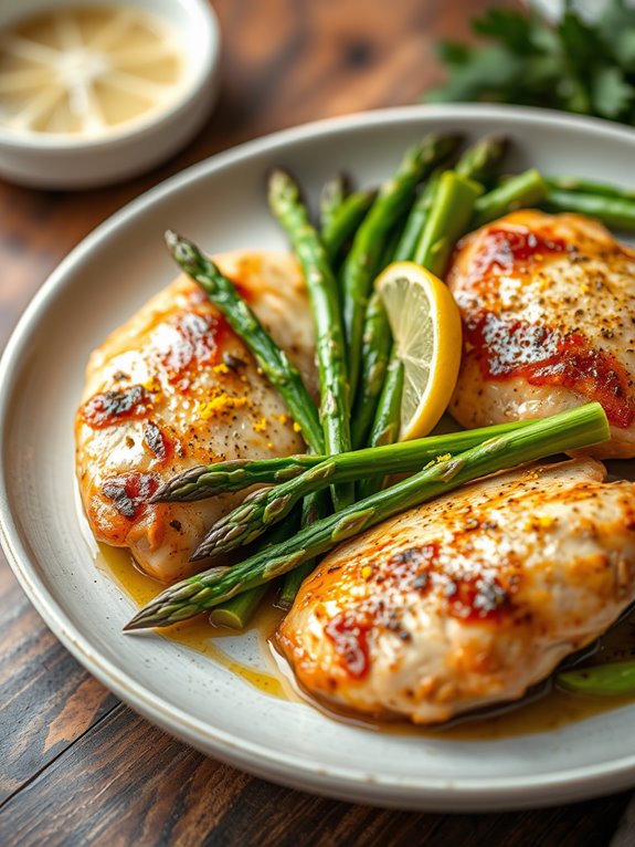 easy chicken and asparagus