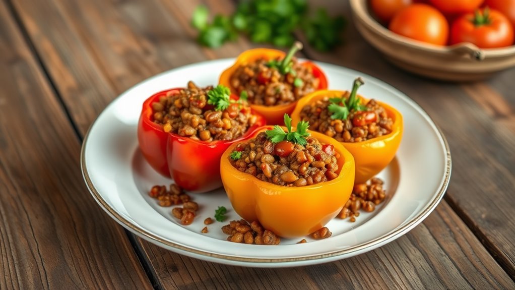 easy instant pot stuffed peppers