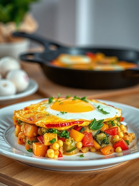 egg and vegetable dish