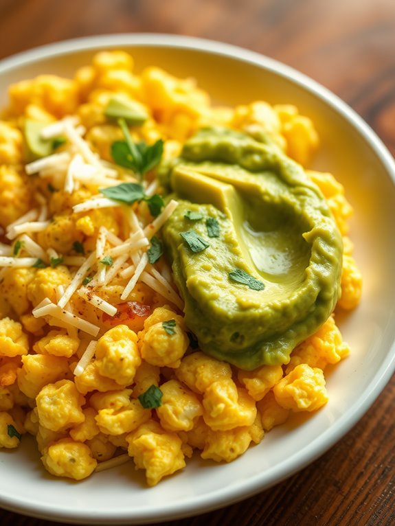 eggs and avocado bowl