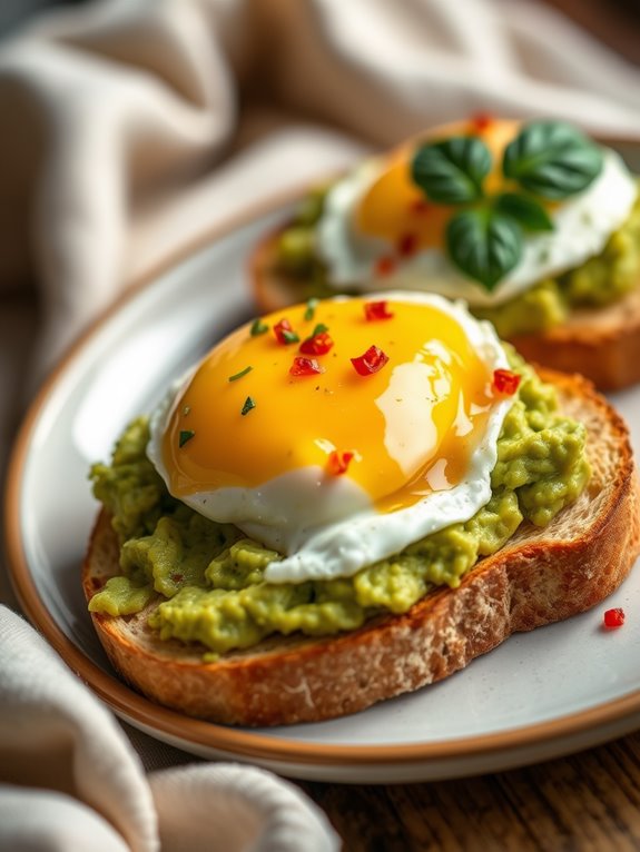 eggs avocado toast delight